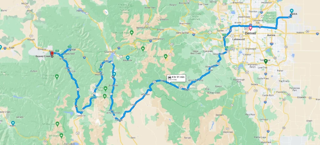 mrchauffeurcolorado | i70 is Totally Closed! Alternative road.
