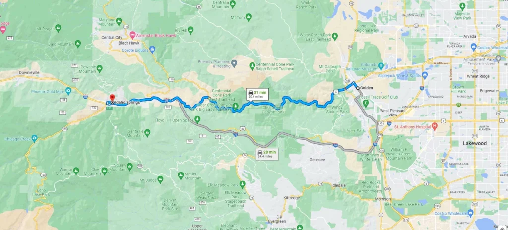 mrchauffeurcolorado | US 6 Between Golden and Idaho Springs