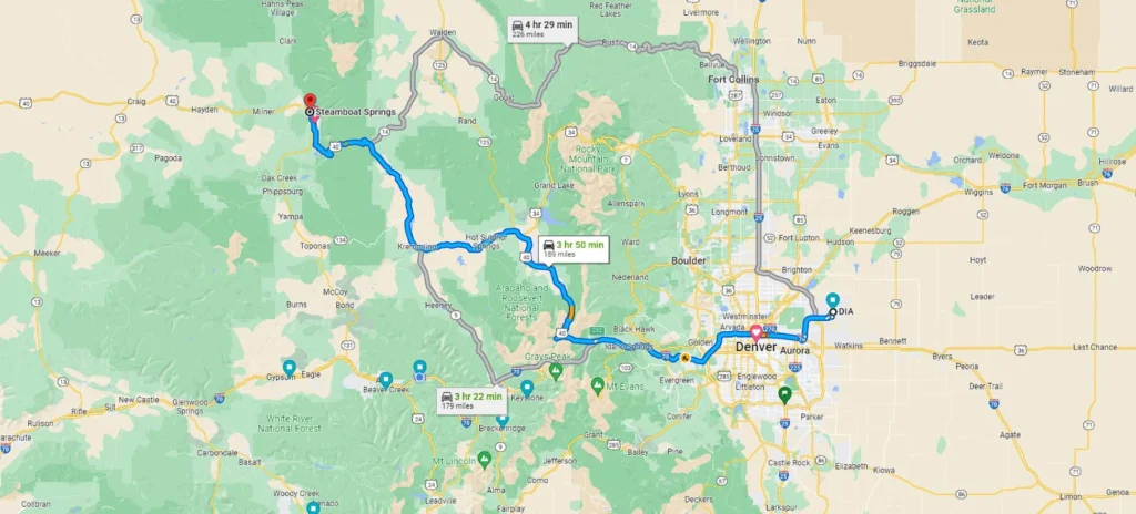 mrchauffeurcolorado | Highway 40 to Steamboat Springs