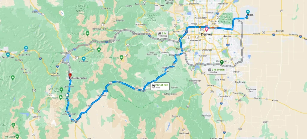 mrchauffeurcolorado | Highway 285 S to Highway 9 N