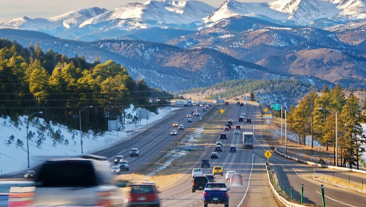 Denver to Vail road