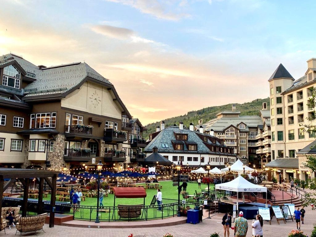 Beaver Creek Village for holidays - private shuttle service.