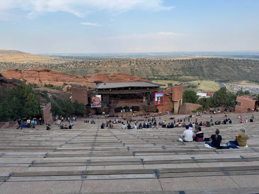 Private transportation from Boulder to Red Rocks Amphitheatre