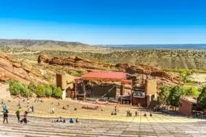 Red Rocks Amphitheatre. Mr. Chauffeur Colorado car, limo service.