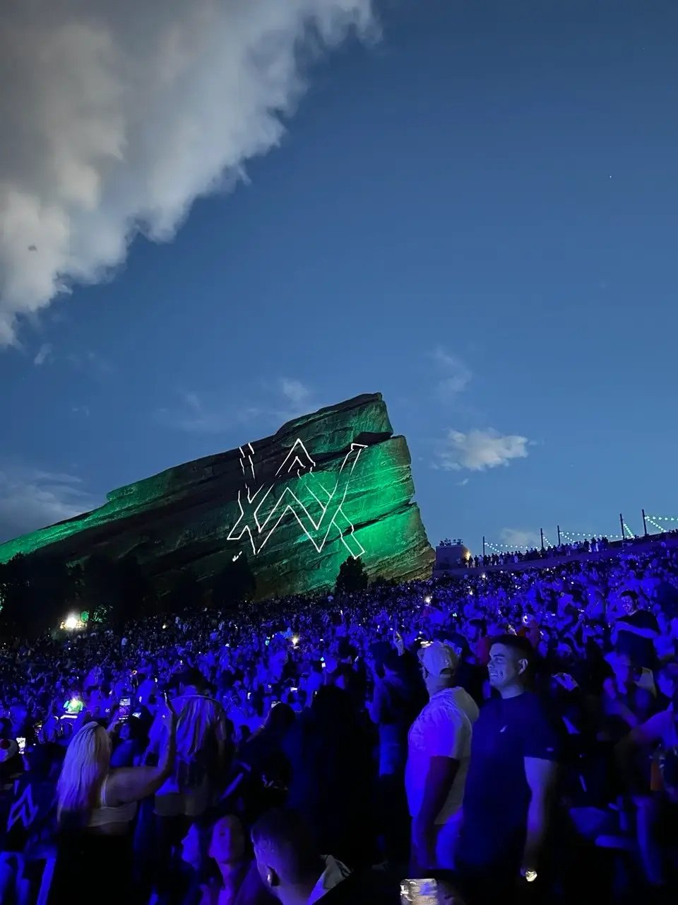 Red Rocks Amphitheatre concert