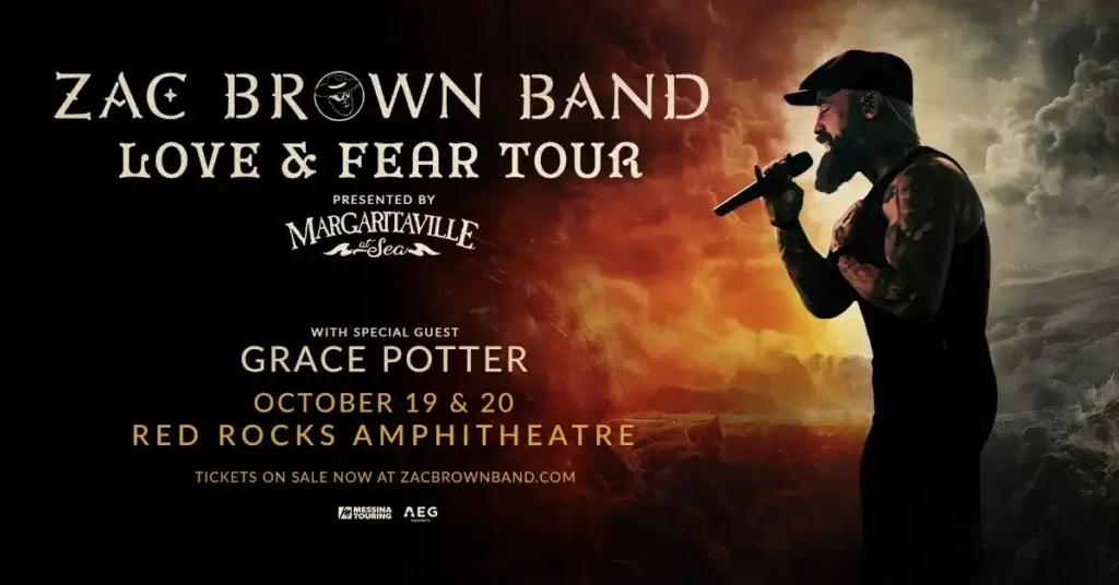 Zac Brown Band Red Rocks 2026: Two Weeknights with Grace Potter