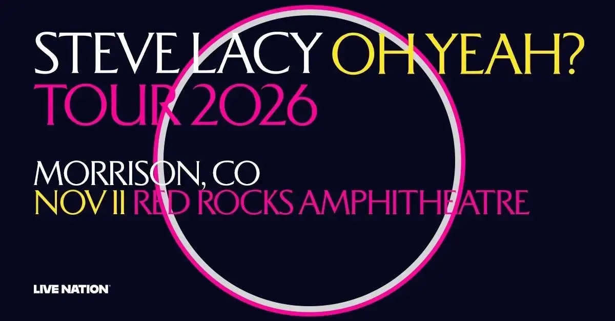 Steve Lacy Red Rocks 2026 - Private Car Service From Denver