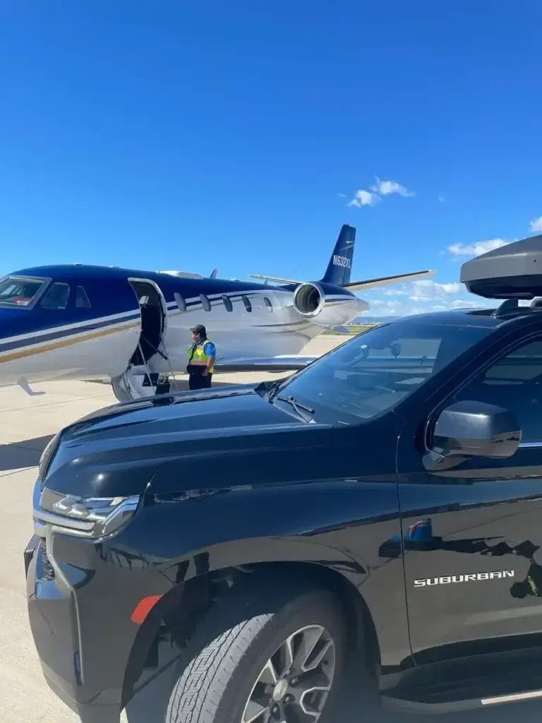Private Car in the Eagle Airport